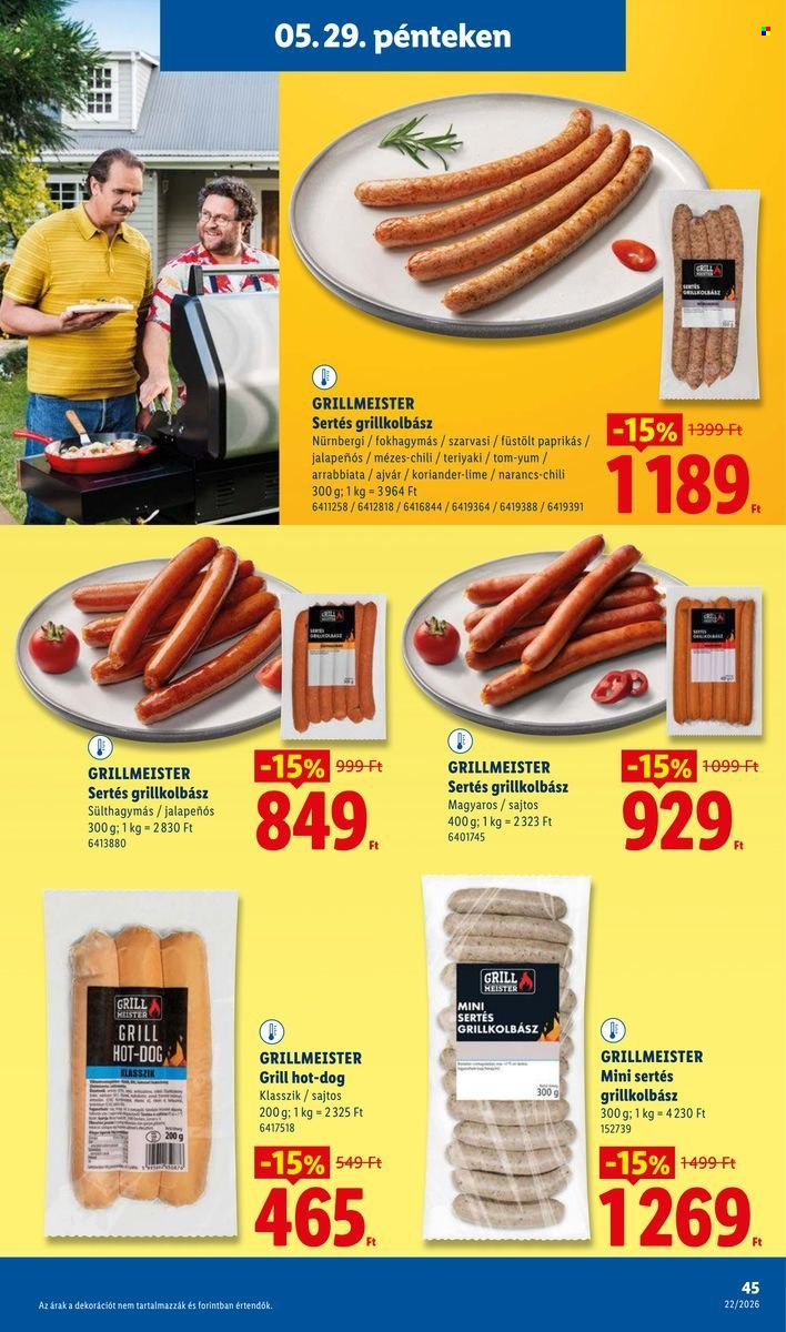 Lidl akciós újságok - 2026.05.28 - 2026.06.03. Oldal 45