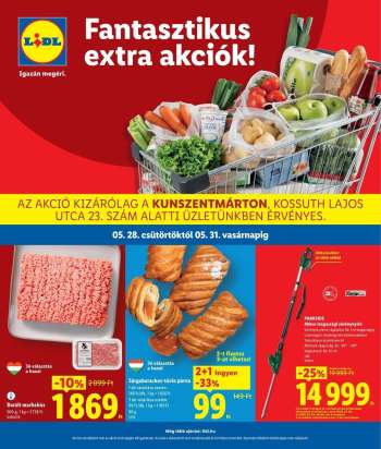 Újság Lidl - 2026.05.28 - 2026.05.31.