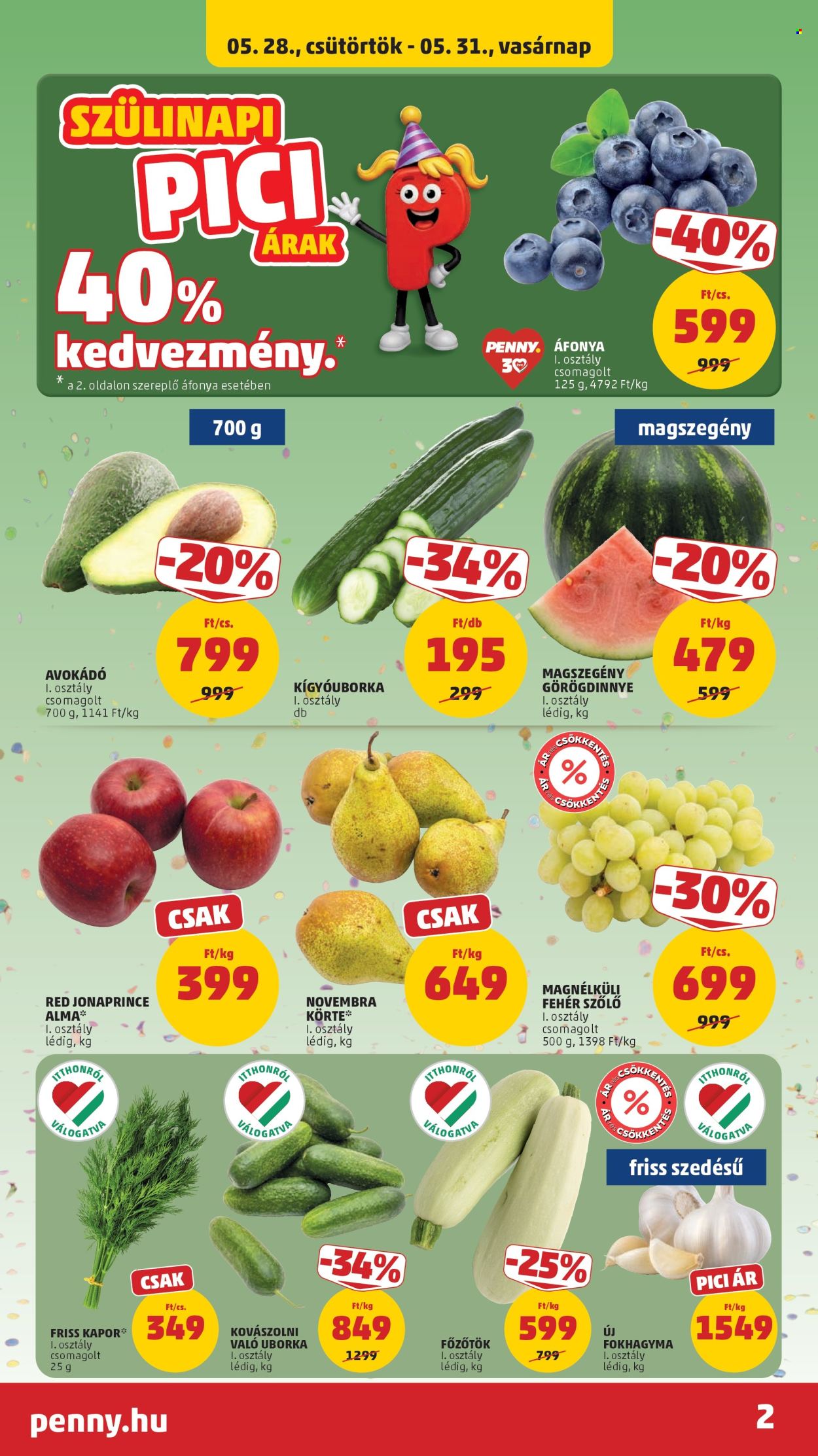 Penny Market akciós újságok - 2026.05.28 - 2026.06.03. Oldal 2