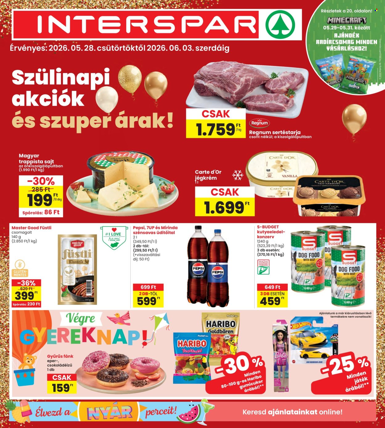 INTERSPAR akciós újságok - 2026.05.28 - 2026.06.03. Oldal 1