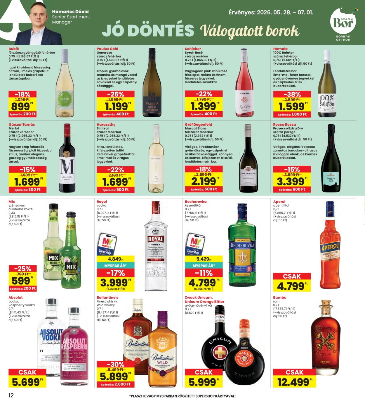 INTERSPAR akciós újságok - 2026.05.28 - 2026.06.03. Oldal 12