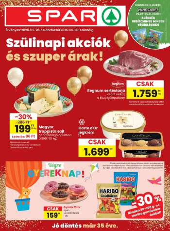 Újság SPAR - 2026.05.28 - 2026.06.03.