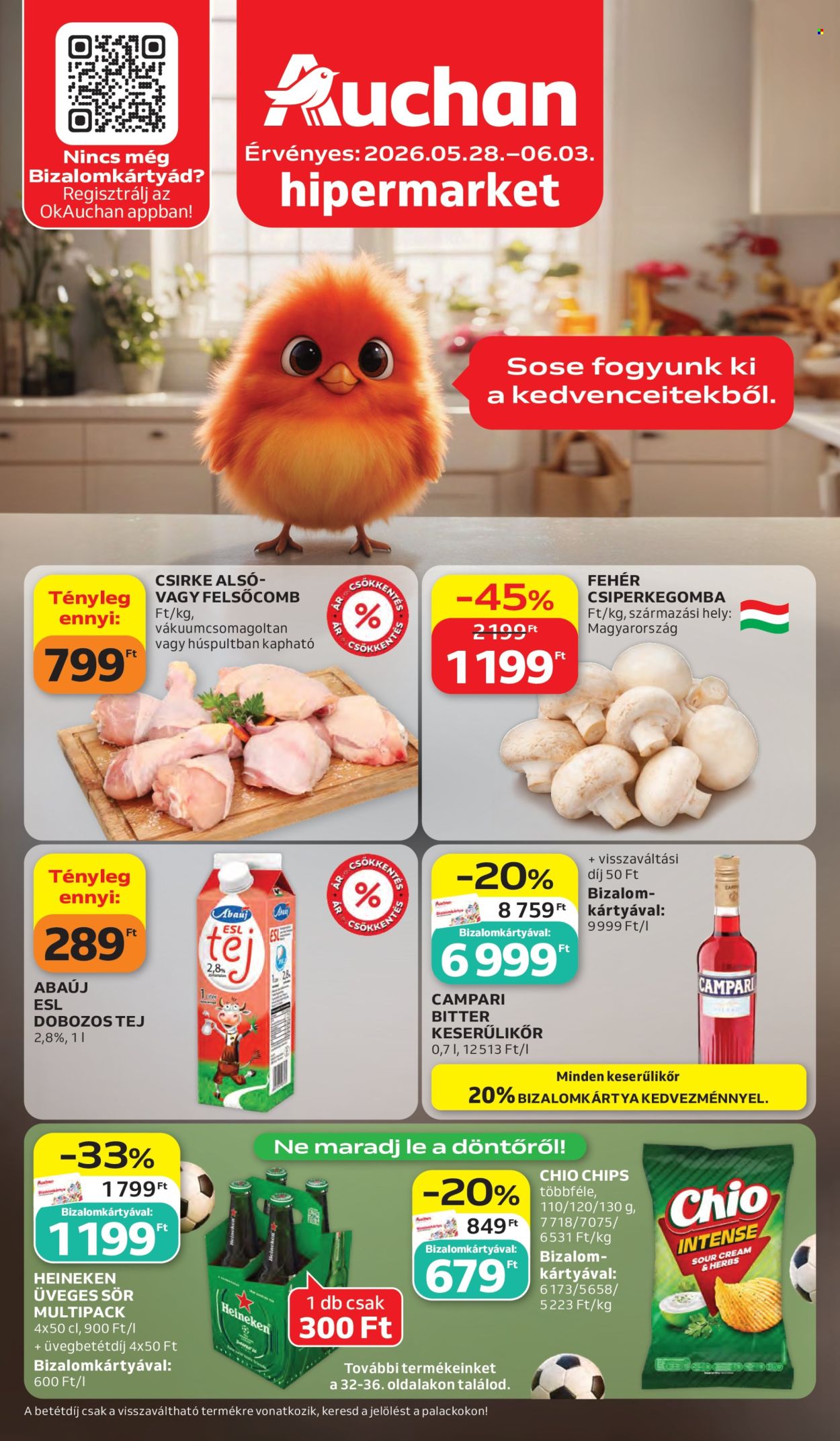 Auchan akciós újságok - 2026.05.28 - 2026.06.03. Oldal 1