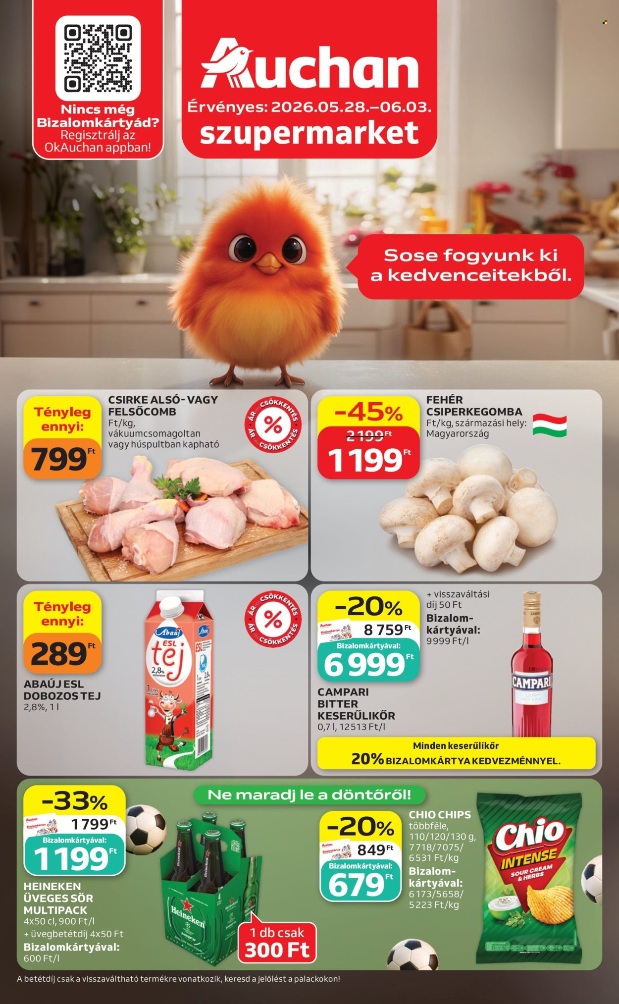 Auchan akciós újságok - 2026.05.28 - 2026.06.03. Oldal 1