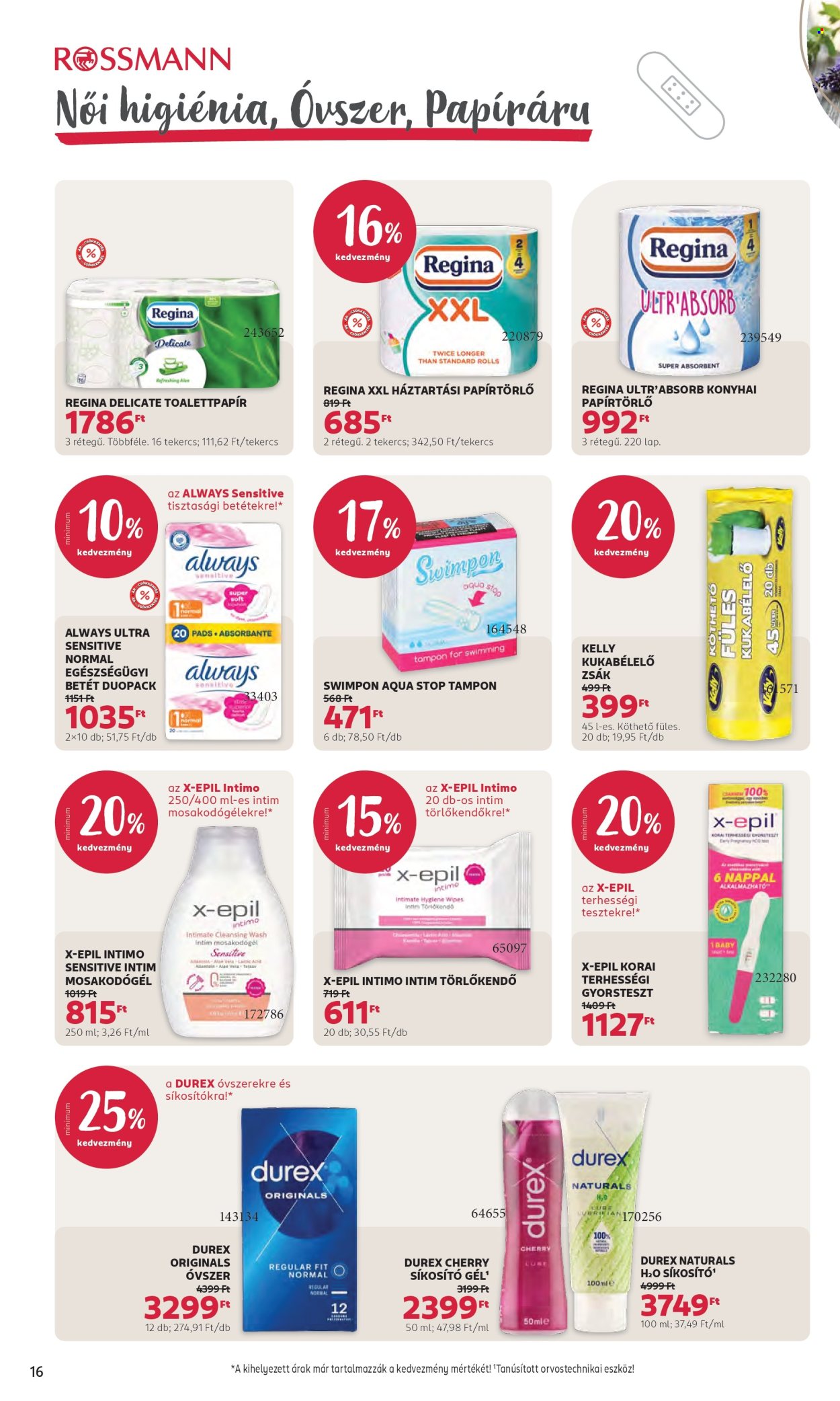 Rossmann akciós újságok - 2026.06.01 - 2026.06.12. Oldal 18