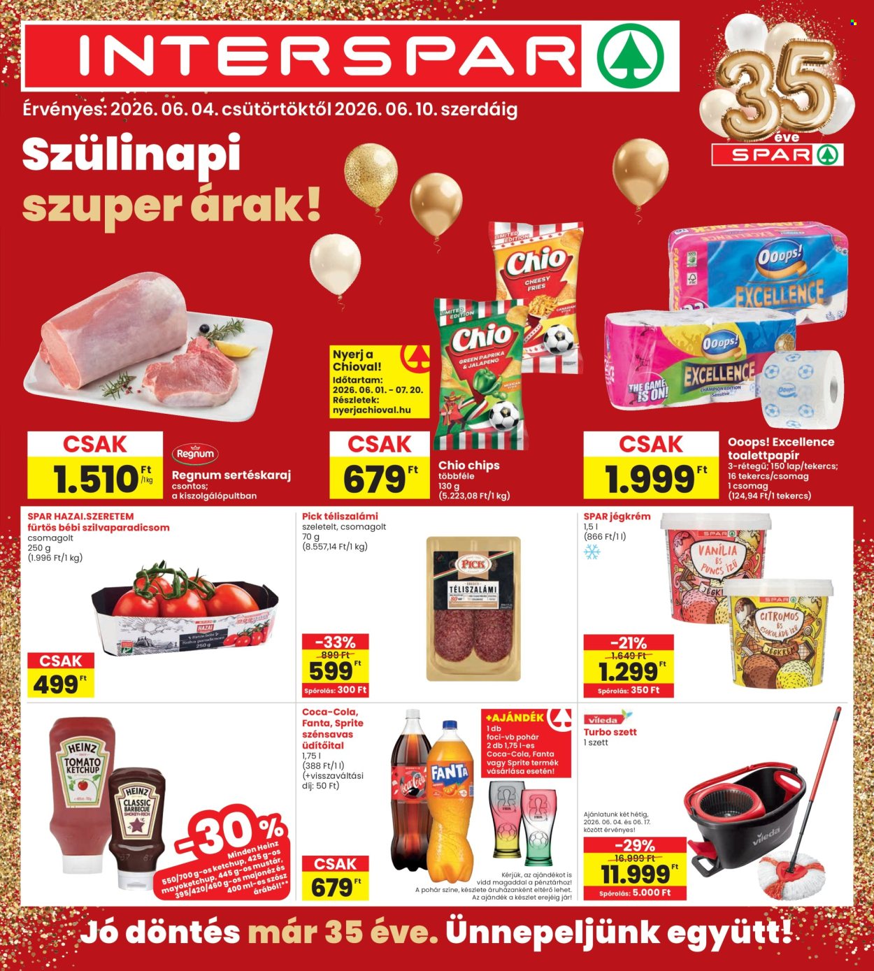 INTERSPAR akciós újságok - 2026.06.04 - 2026.06.10. Oldal 1
