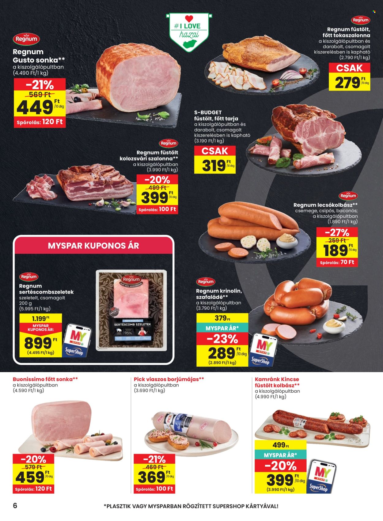 SPAR akciós újságok - 2026.06.04 - 2026.06.10. Oldal 6
