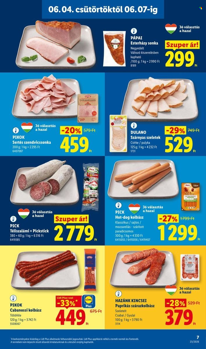 Lidl akciós újságok - 2026.06.04 - 2026.06.10. Oldal 7
