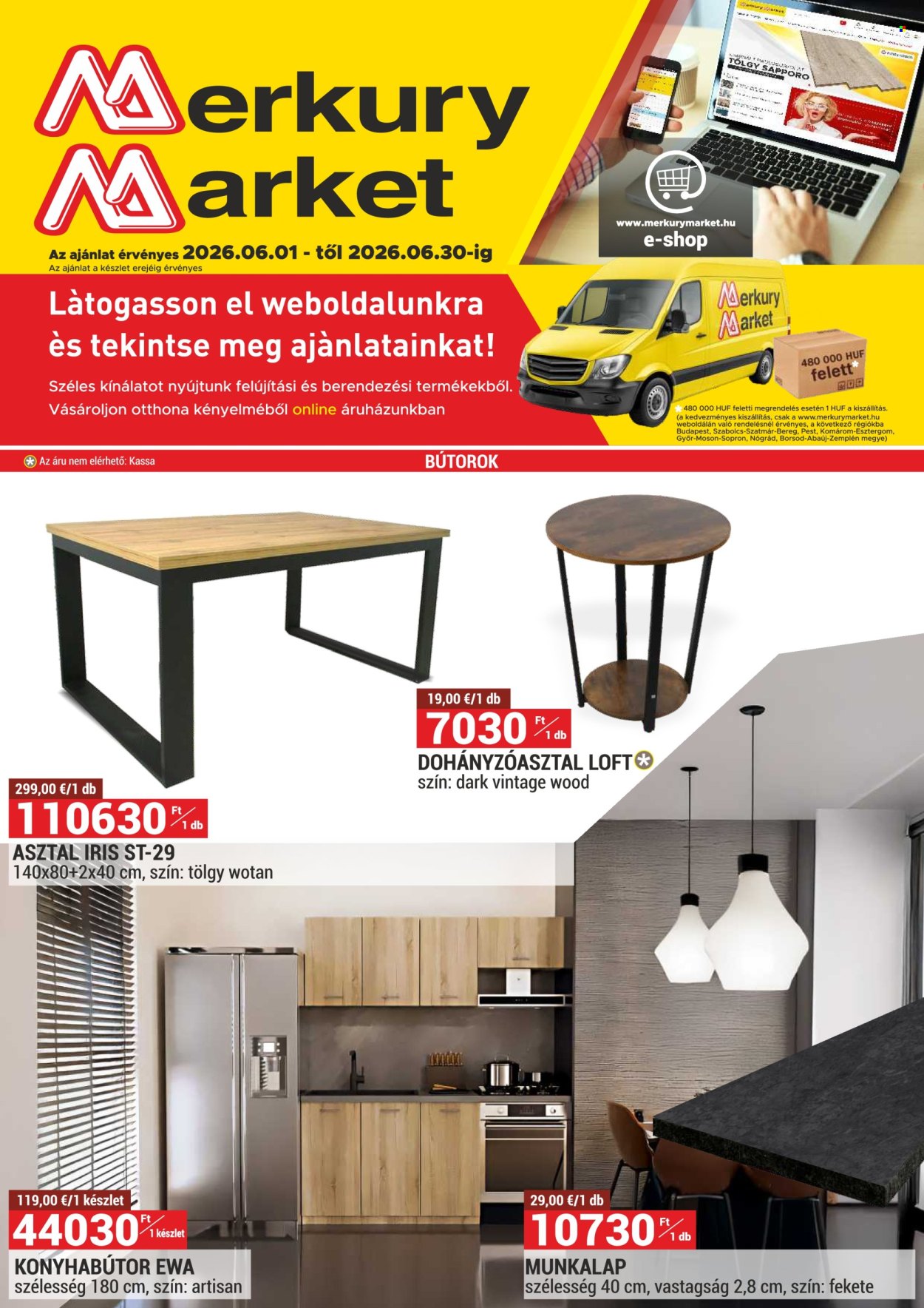 Merkury Market akciós újságok - 2026.06.01 - 2026.06.30. Oldal 1