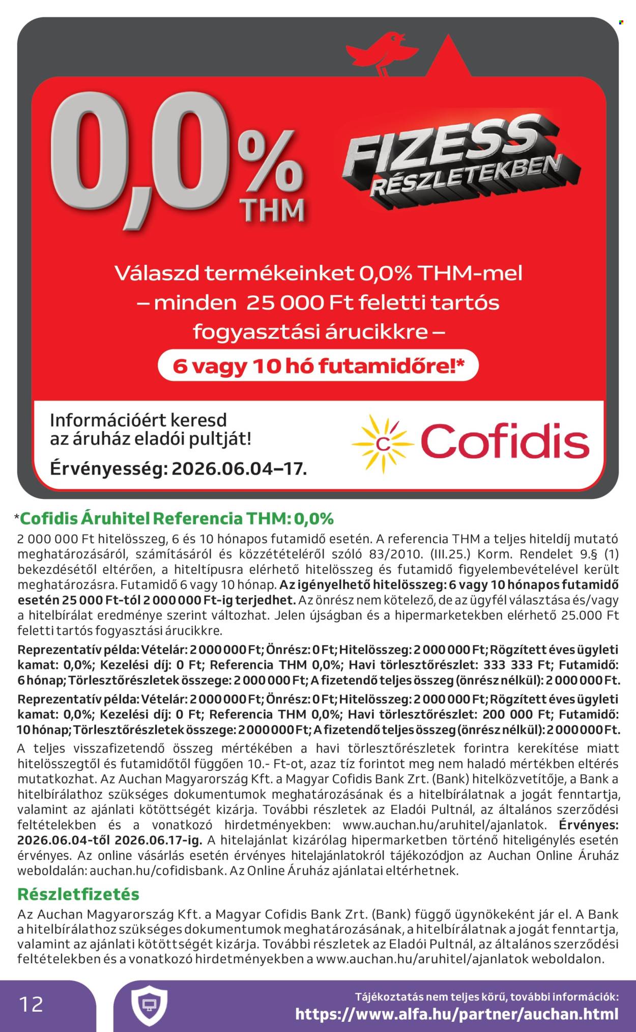 Auchan akciós újságok - 2026.06.04 - 2026.06.17. Oldal 12