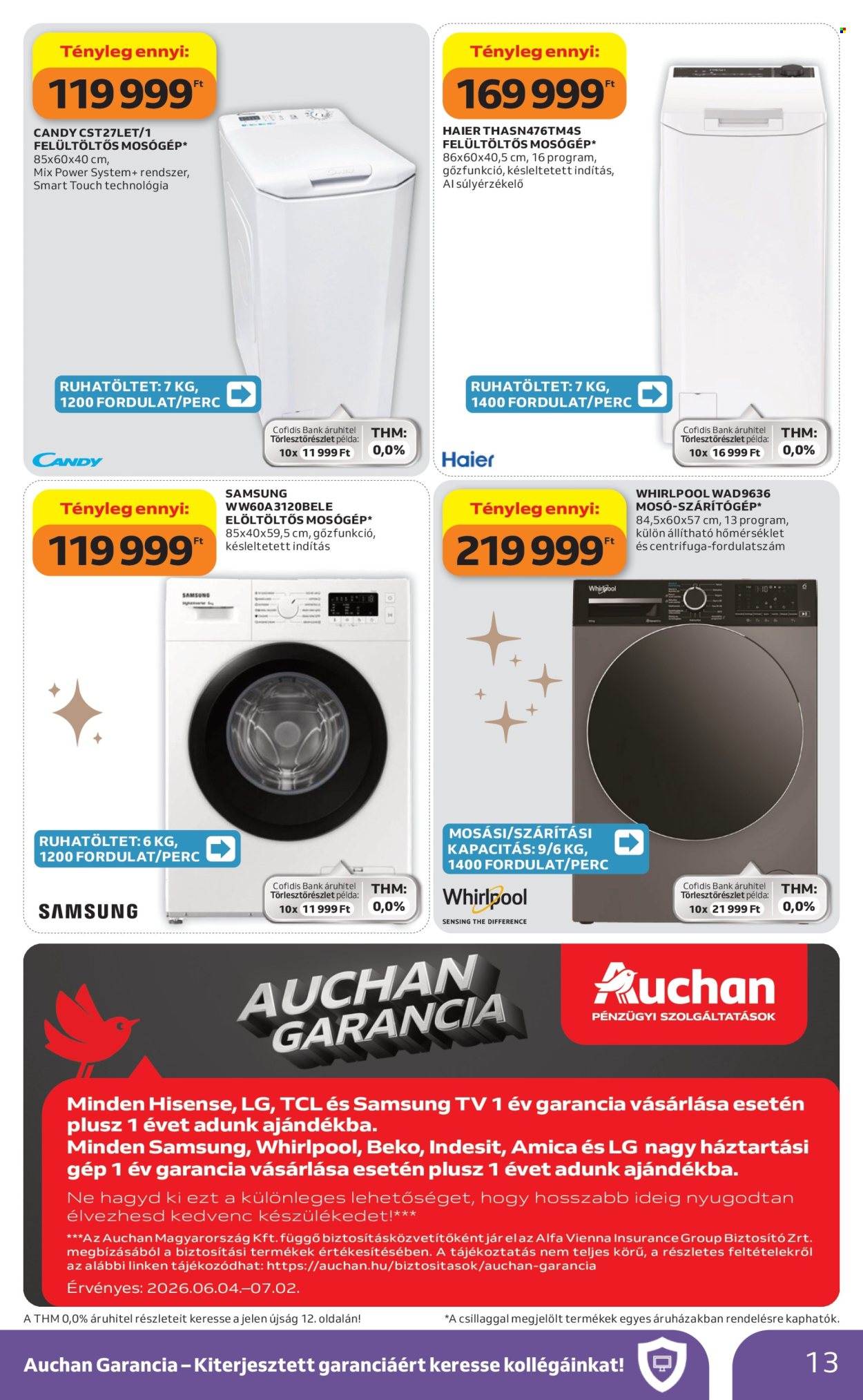 Auchan akciós újságok - 2026.06.04 - 2026.06.17. Oldal 13