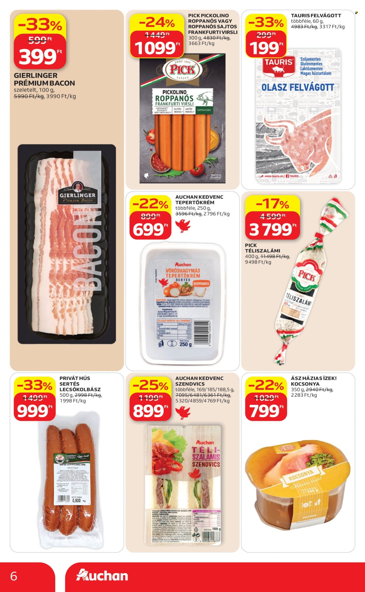 Auchan akciós újságok - 2026.06.04 - 2026.06.10. Oldal 6