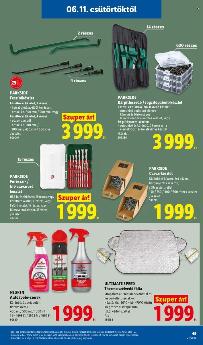 Lidl akciós újságok - 2026.06.11 - 2026.06.17. Oldal 45