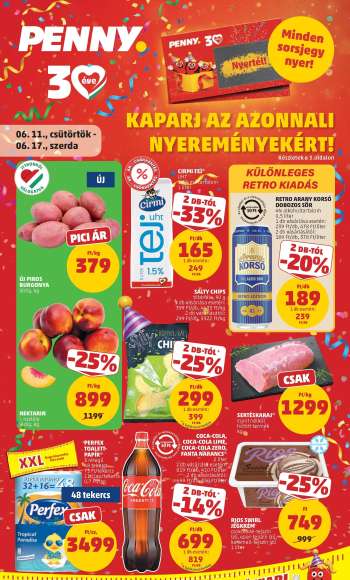 Újság Penny Market - 2026.06.11 - 2026.06.17.