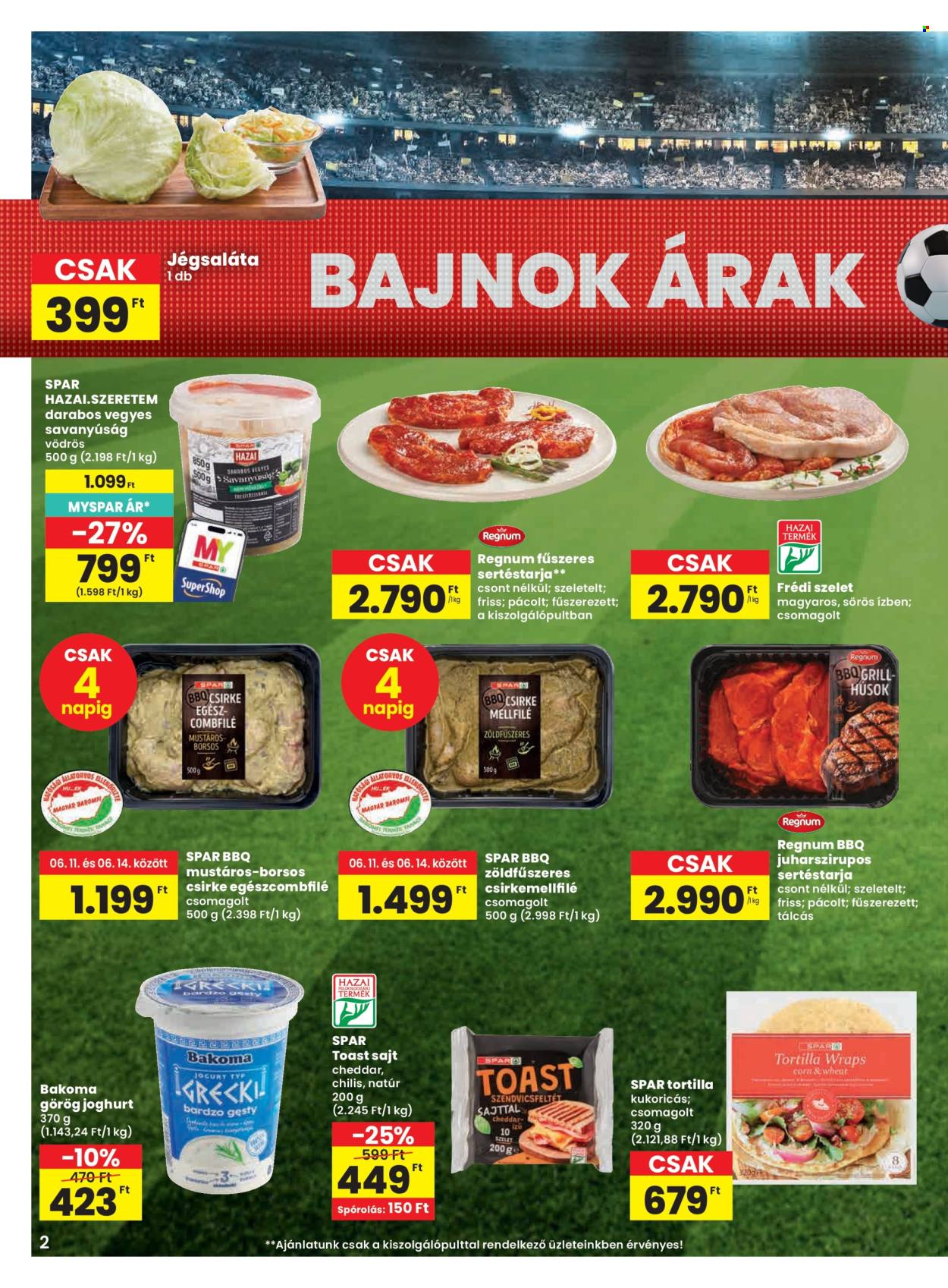 SPAR akciós újságok - 2026.06.11 - 2026.06.17. Oldal 2