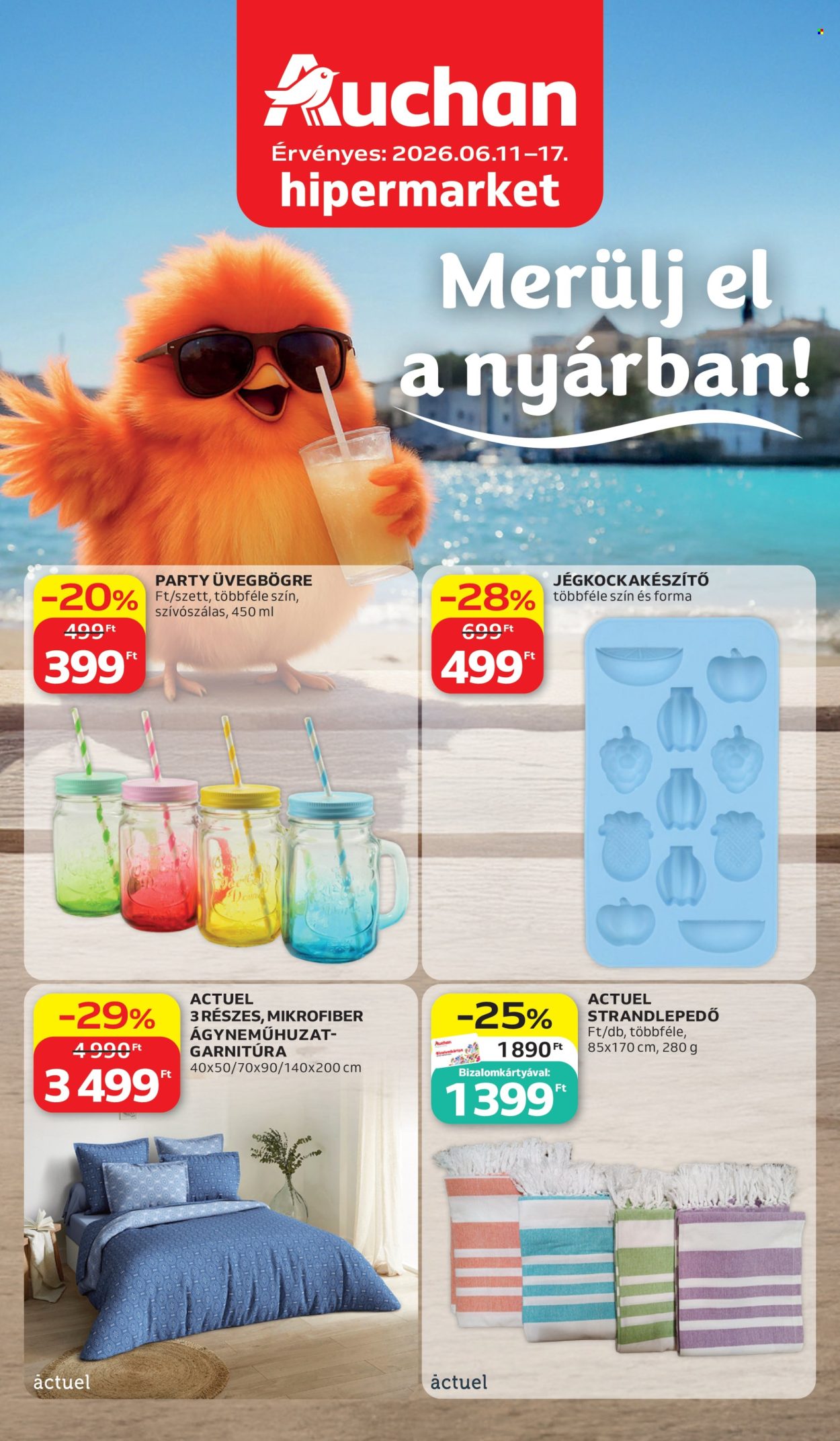 Auchan akciós újságok - 2026.06.11 - 2026.06.17. Oldal 1