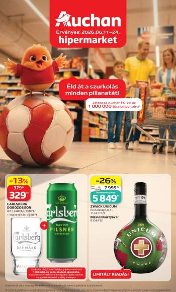 Újság Auchan - 2026.06.11 - 2026.06.24.