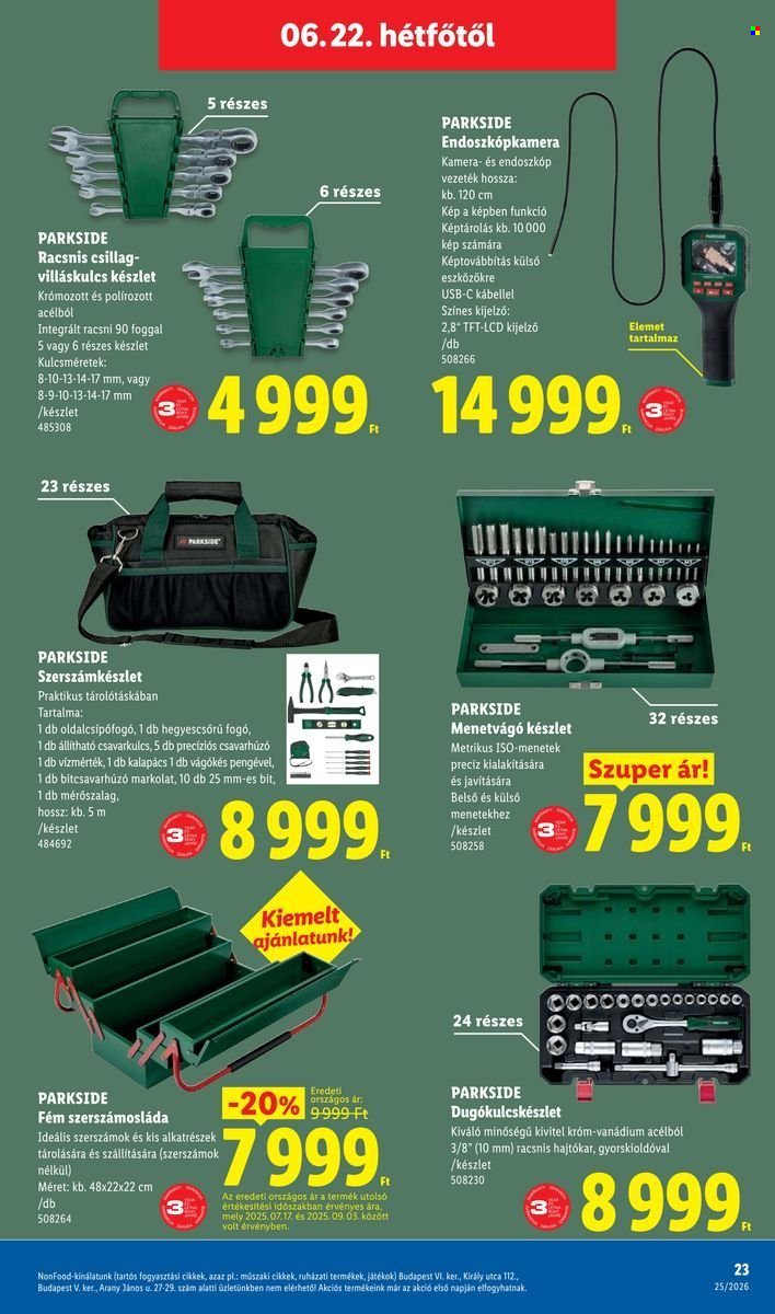 Lidl akciós újságok - 2026.06.18 - 2026.06.24. Oldal 23