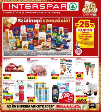 Újság INTERSPAR - 2026.06.18 - 2026.06.24.