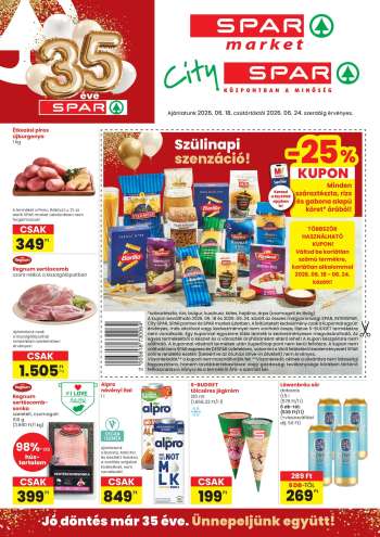 Újság SPAR - 2026.06.18 - 2026.06.24.