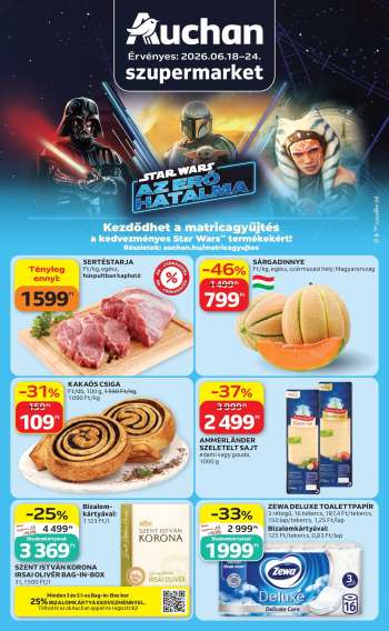Újság Auchan - 2026.06.18 - 2026.06.24.