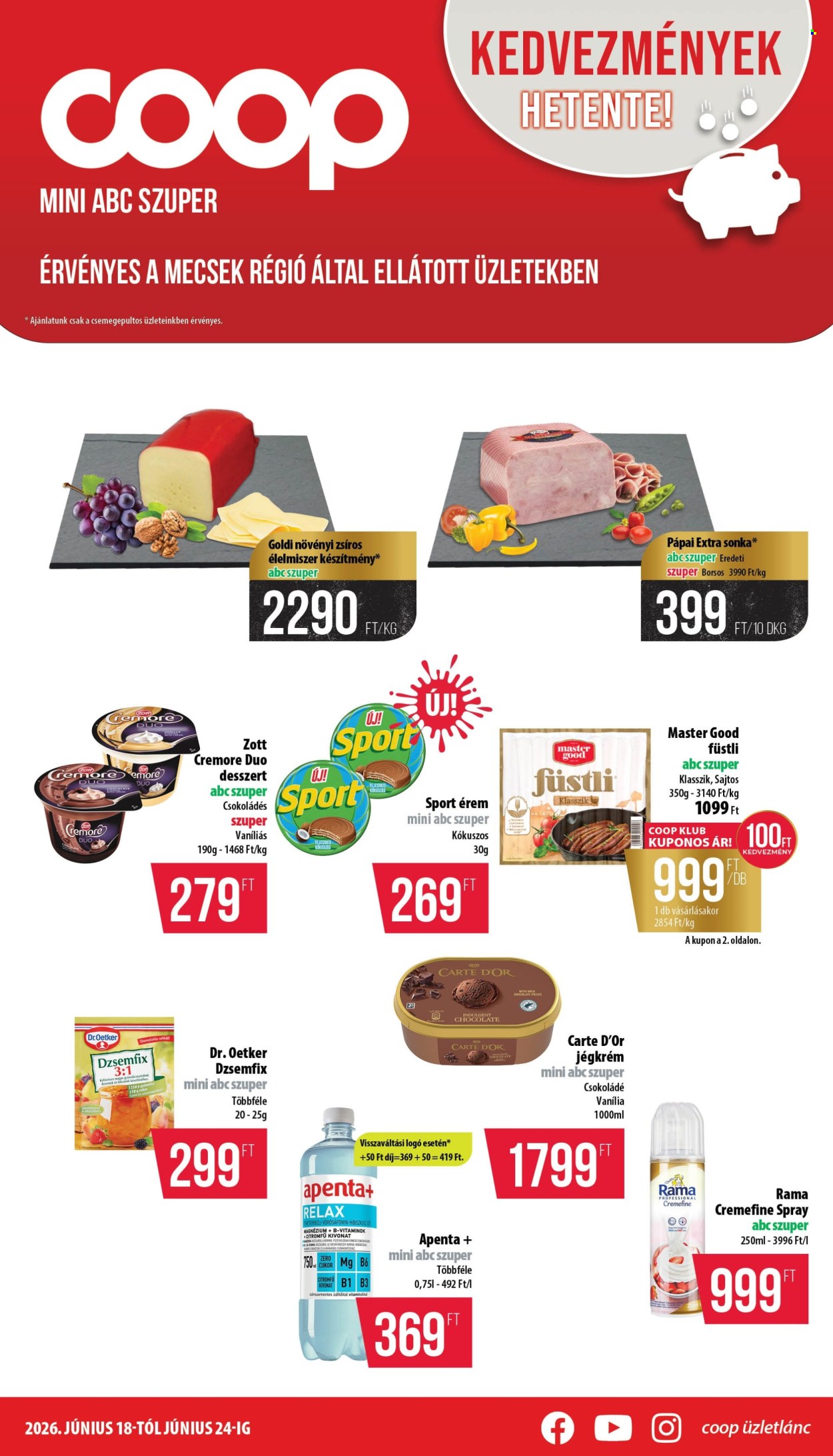 Coop akciós újságok - 2026.06.18 - 2026.06.24. Oldal 1