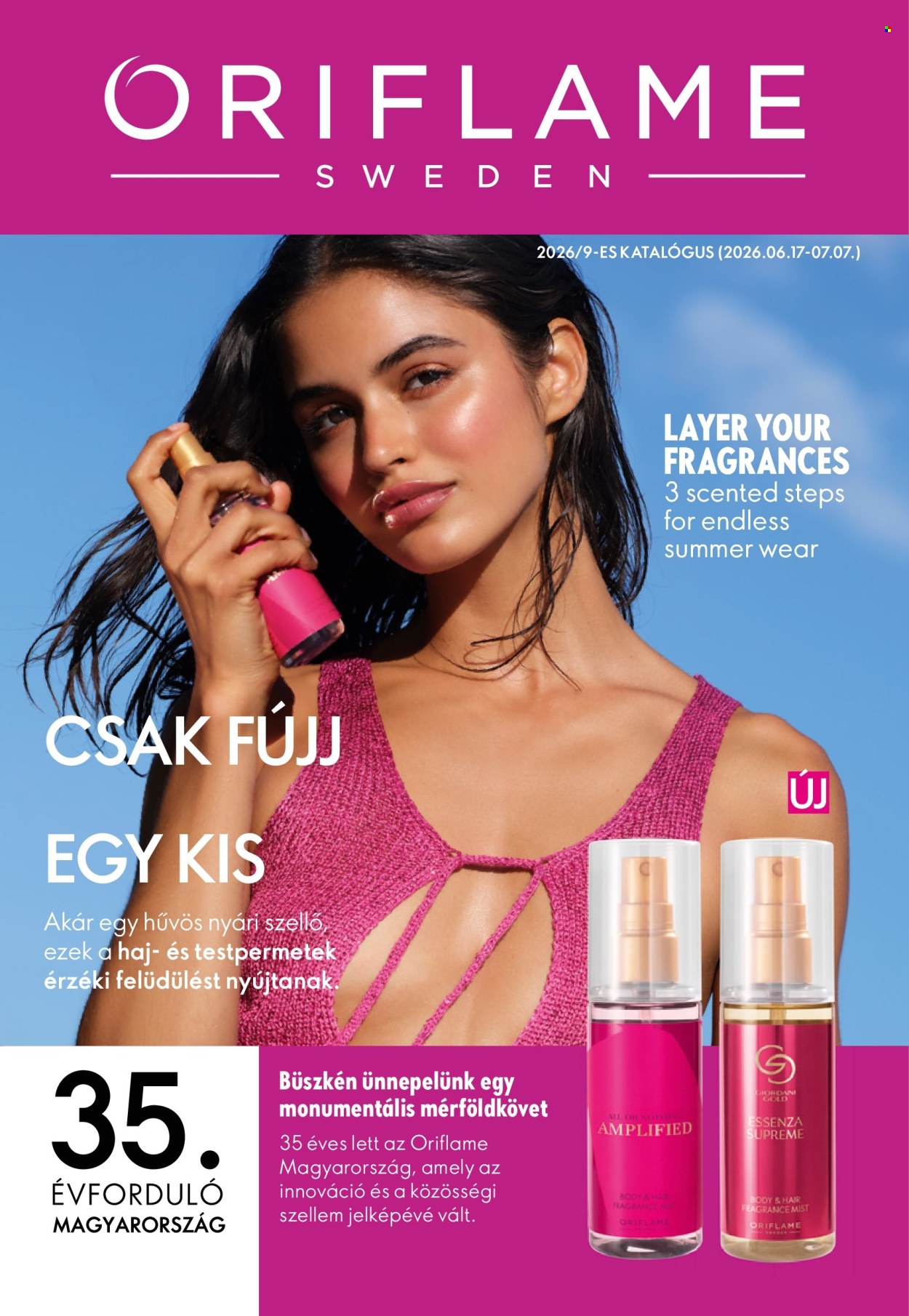 Oriflame akciós újságok - 2026.06.17 - 2026.07.07. Oldal 1