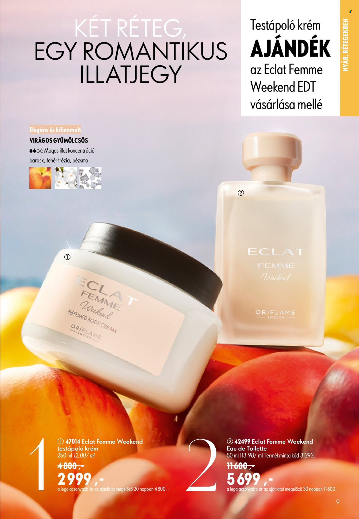 Oriflame akciós újságok - 2026.06.17 - 2026.07.07. Oldal 9