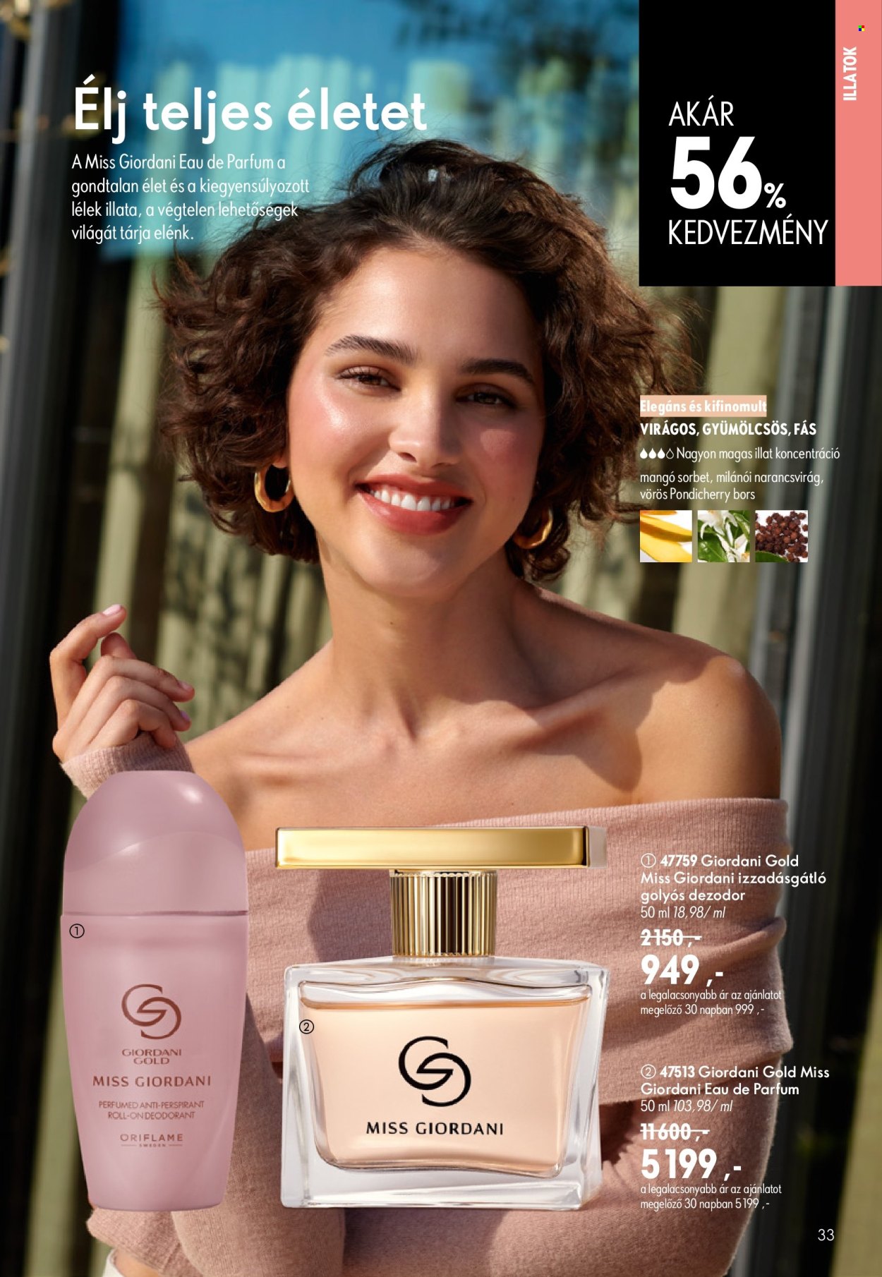 Oriflame akciós újságok - 2026.06.17 - 2026.07.07. Oldal 33