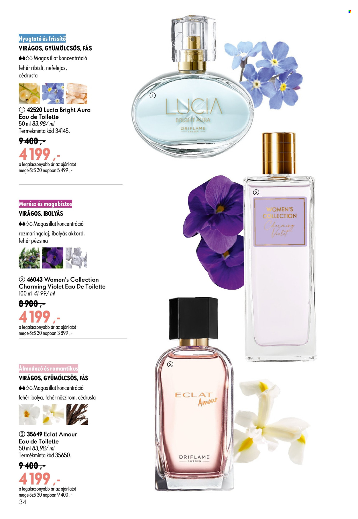 Oriflame akciós újságok - 2026.06.17 - 2026.07.07. Oldal 34