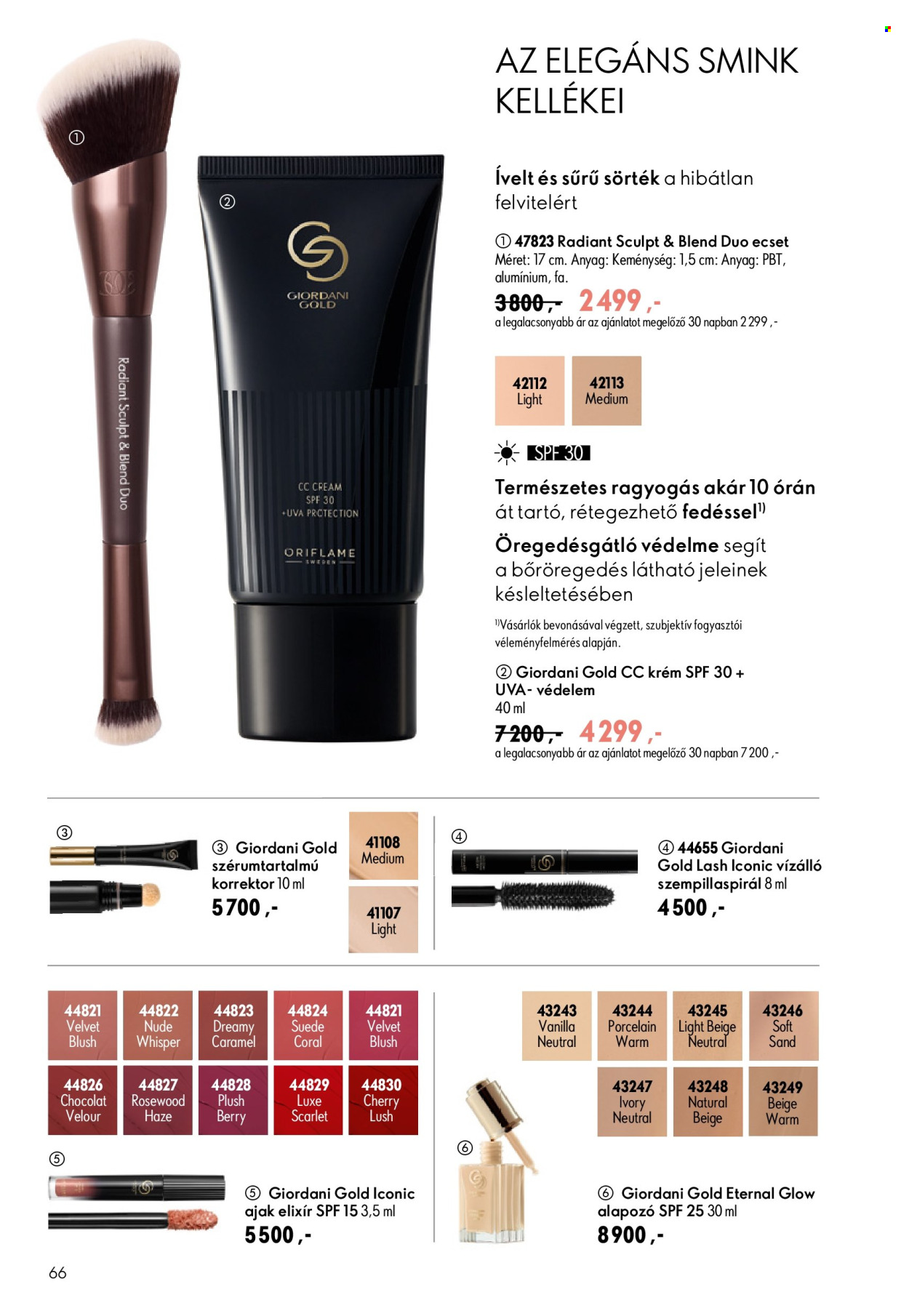 Oriflame akciós újságok - 2026.06.17 - 2026.07.07. Oldal 66
