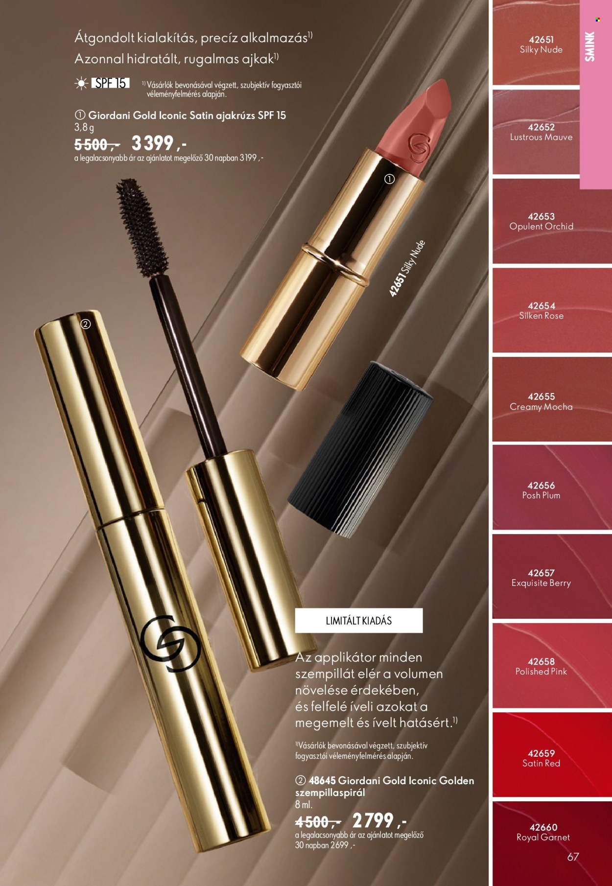 Oriflame akciós újságok - 2026.06.17 - 2026.07.07. Oldal 67