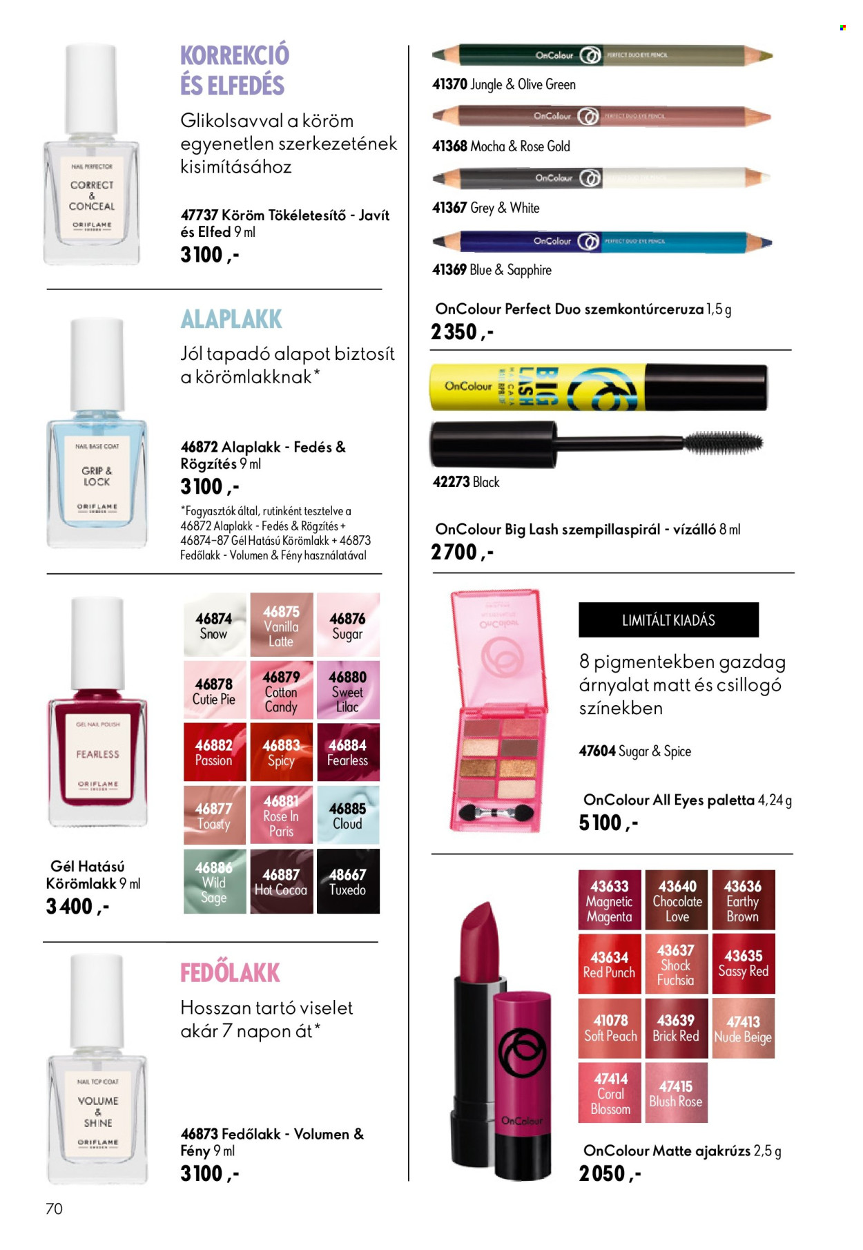 Oriflame akciós újságok - 2026.06.17 - 2026.07.07. Oldal 70