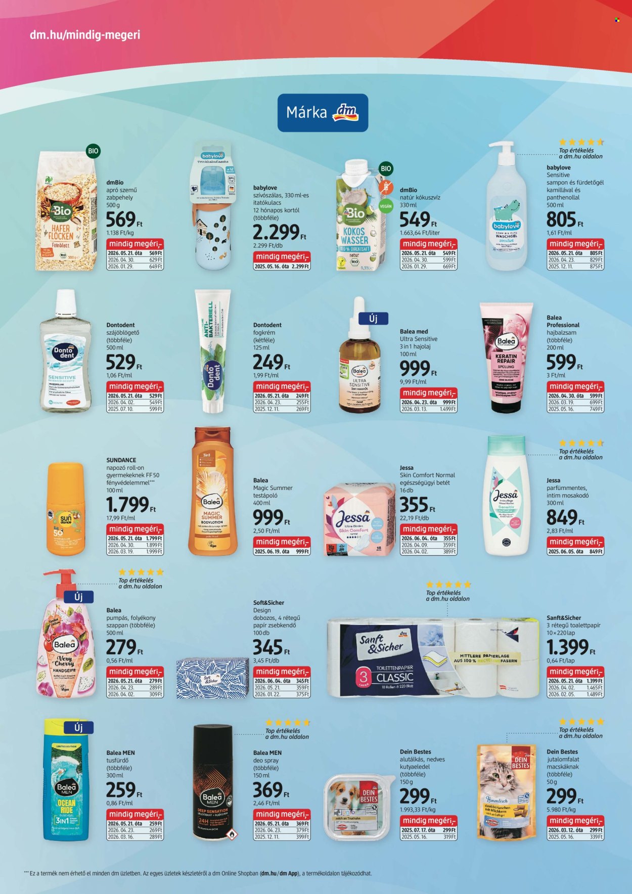 dm drogerie markt akciós újságok - 2026.06.18 - 2026.07.02. Oldal 2