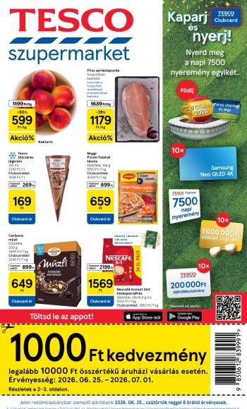 Újság TESCO - 2026.06.25 - 2026.07.01.
