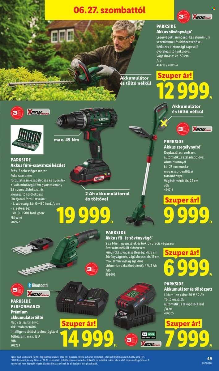 Lidl akciós újságok - 2026.06.25 - 2026.07.01. Oldal 49