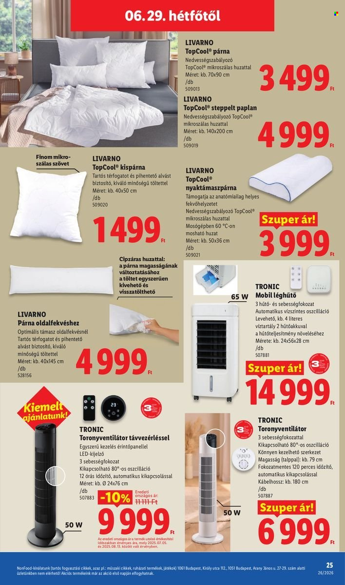 Lidl akciós újságok - 2026.06.25 - 2026.07.01. Oldal 25