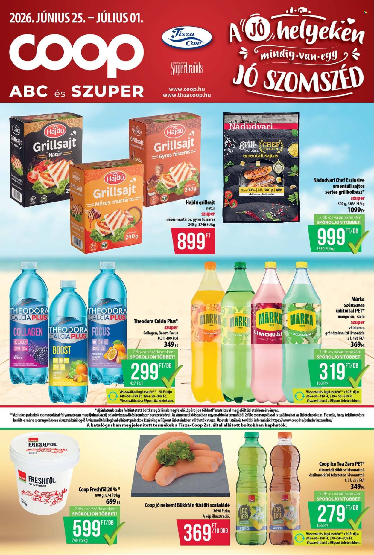 Coop akciós újságok - 2026.06.25 - 2026.07.01. Oldal 1