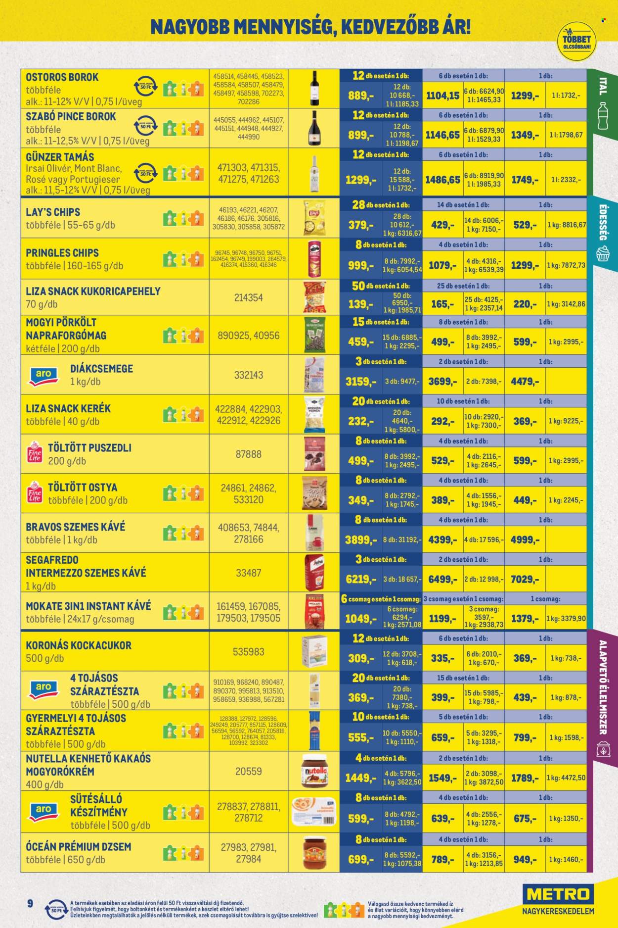 Metro akciós újságok - 2026.07.01 - 2026.07.31. Oldal 9