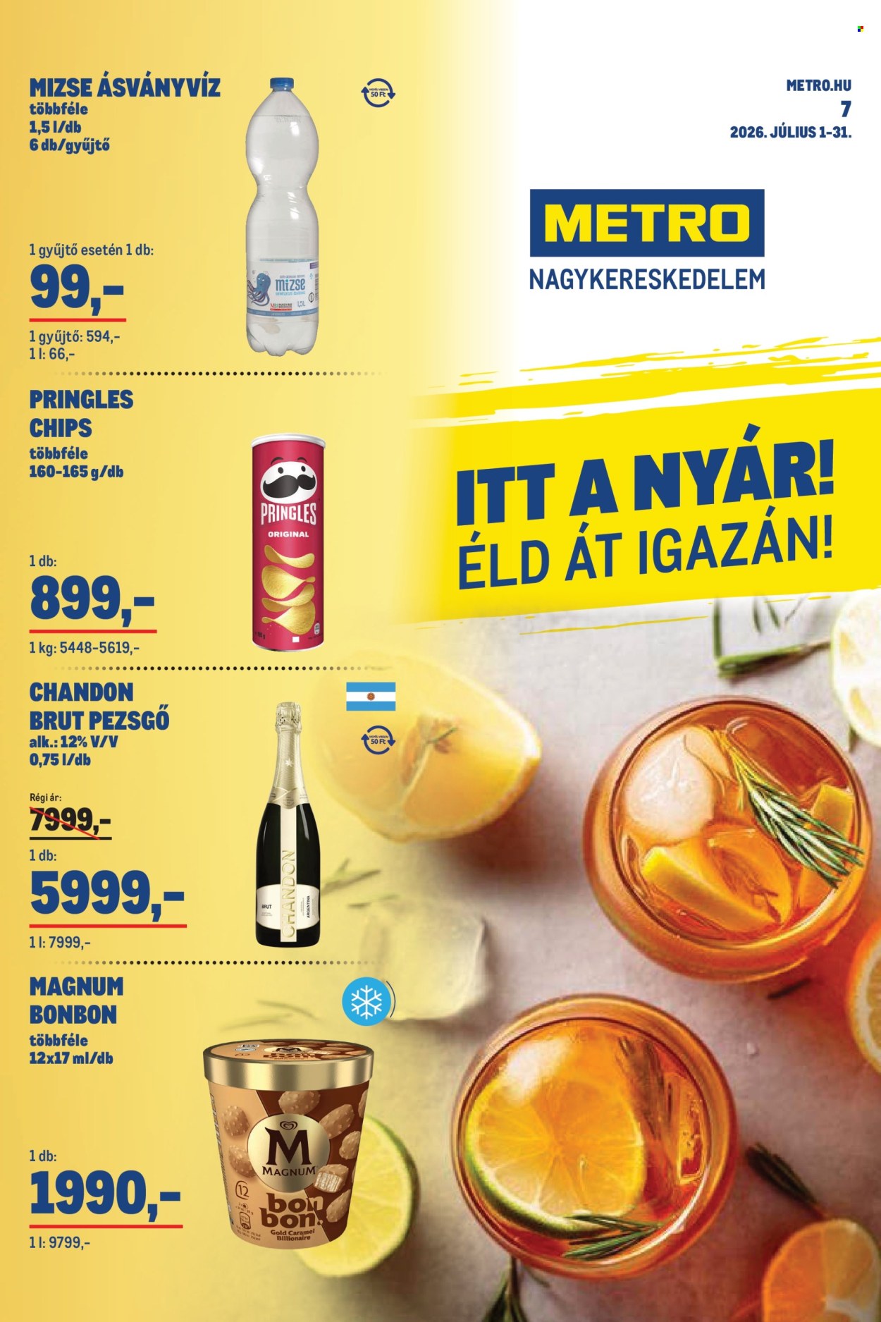 Metro akciós újságok - 2026.07.01 - 2026.07.31. Oldal 1