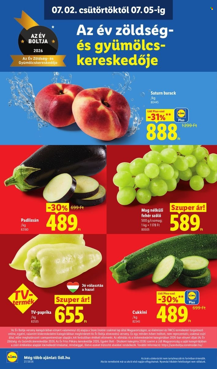 Lidl akciós újságok - 2026.07.02 - 2026.07.08. Oldal 2
