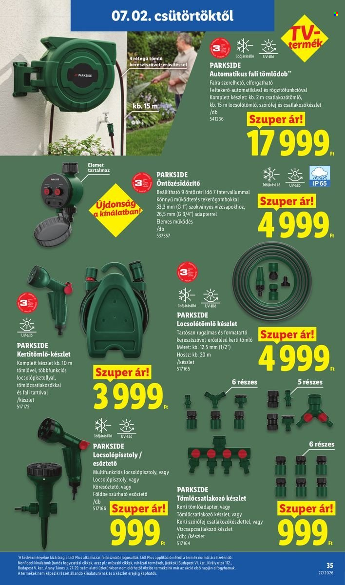 Lidl akciós újságok - 2026.07.02 - 2026.07.08. Oldal 35