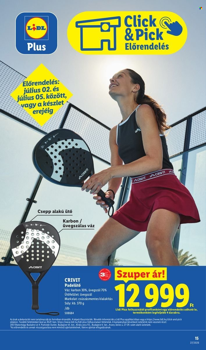Lidl akciós újságok - 2026.07.02 - 2026.07.08. Oldal 15