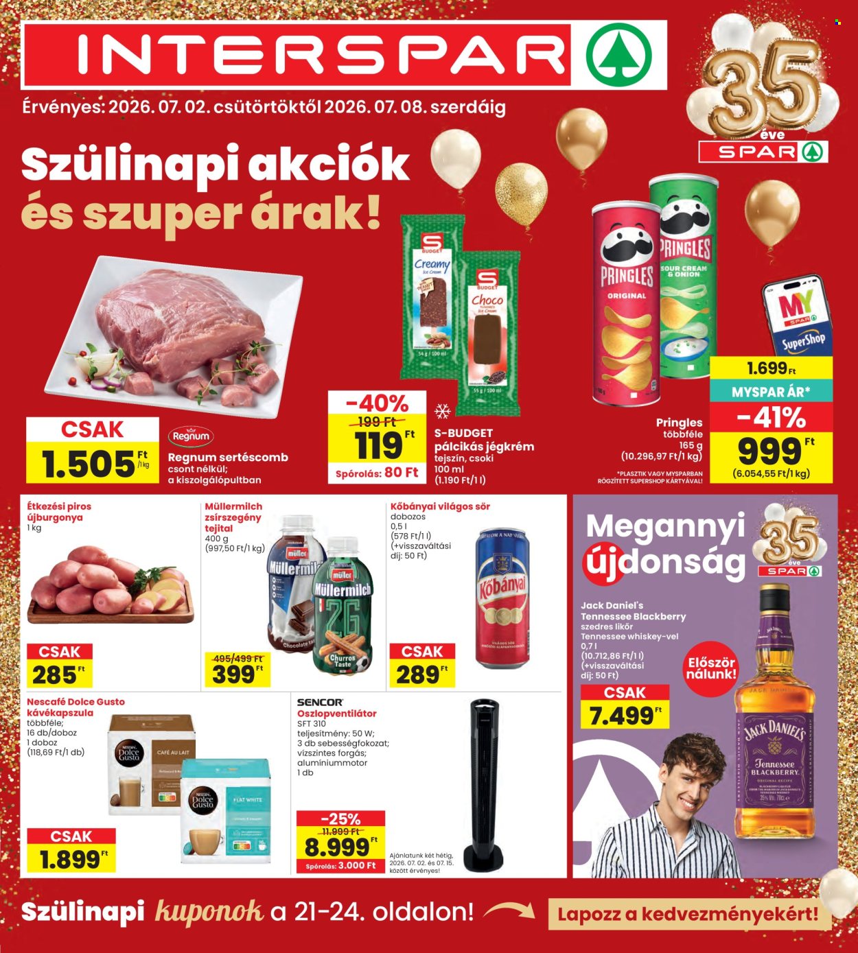 INTERSPAR akciós újságok - 2026.07.02 - 2026.07.08. Oldal 1
