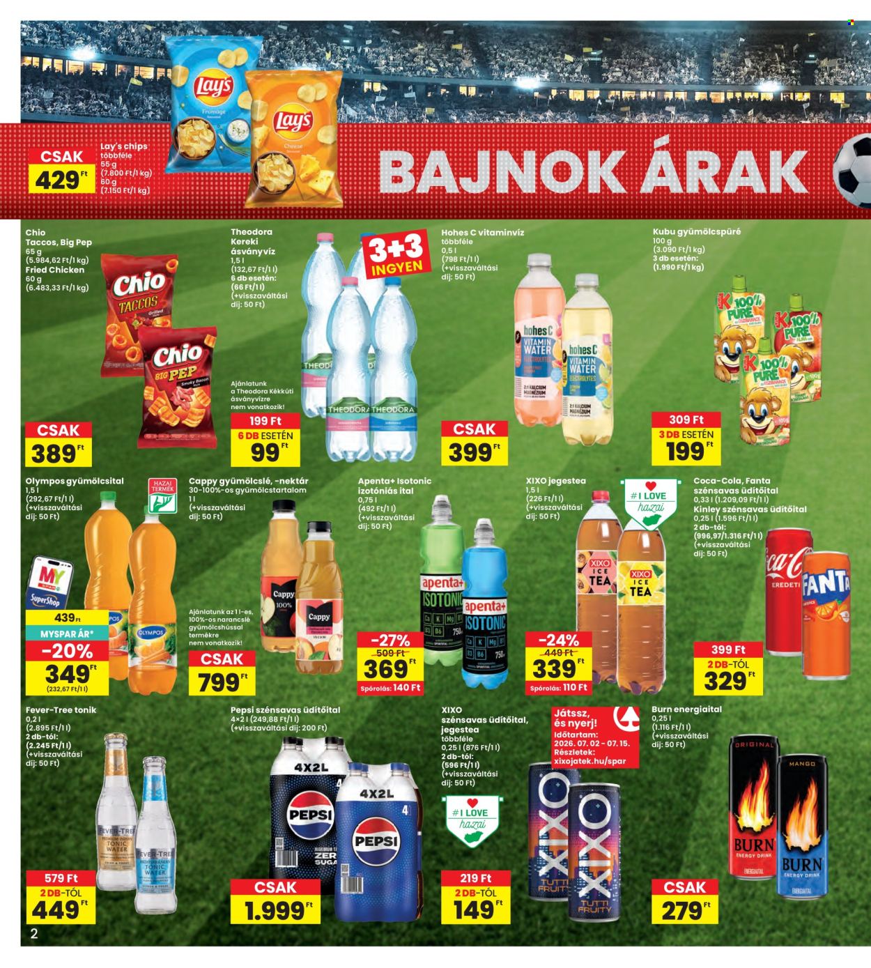 INTERSPAR akciós újságok - 2026.07.02 - 2026.07.08. Oldal 2