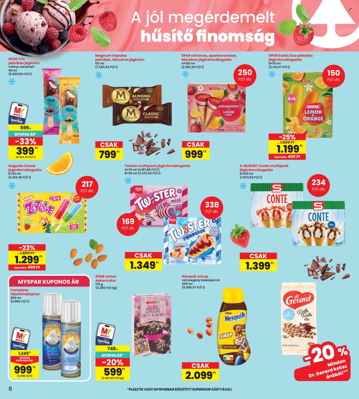 INTERSPAR akciós újságok - 2026.07.02 - 2026.07.08. Oldal 8