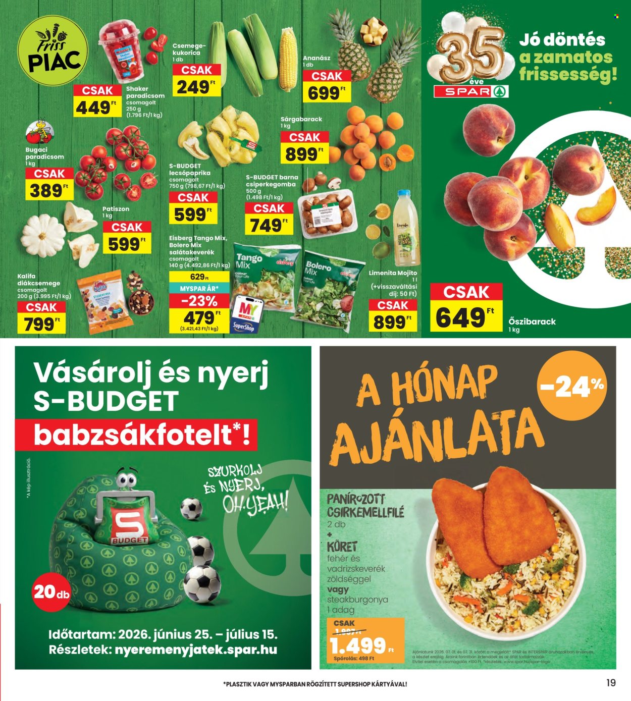 INTERSPAR akciós újságok - 2026.07.02 - 2026.07.08. Oldal 19