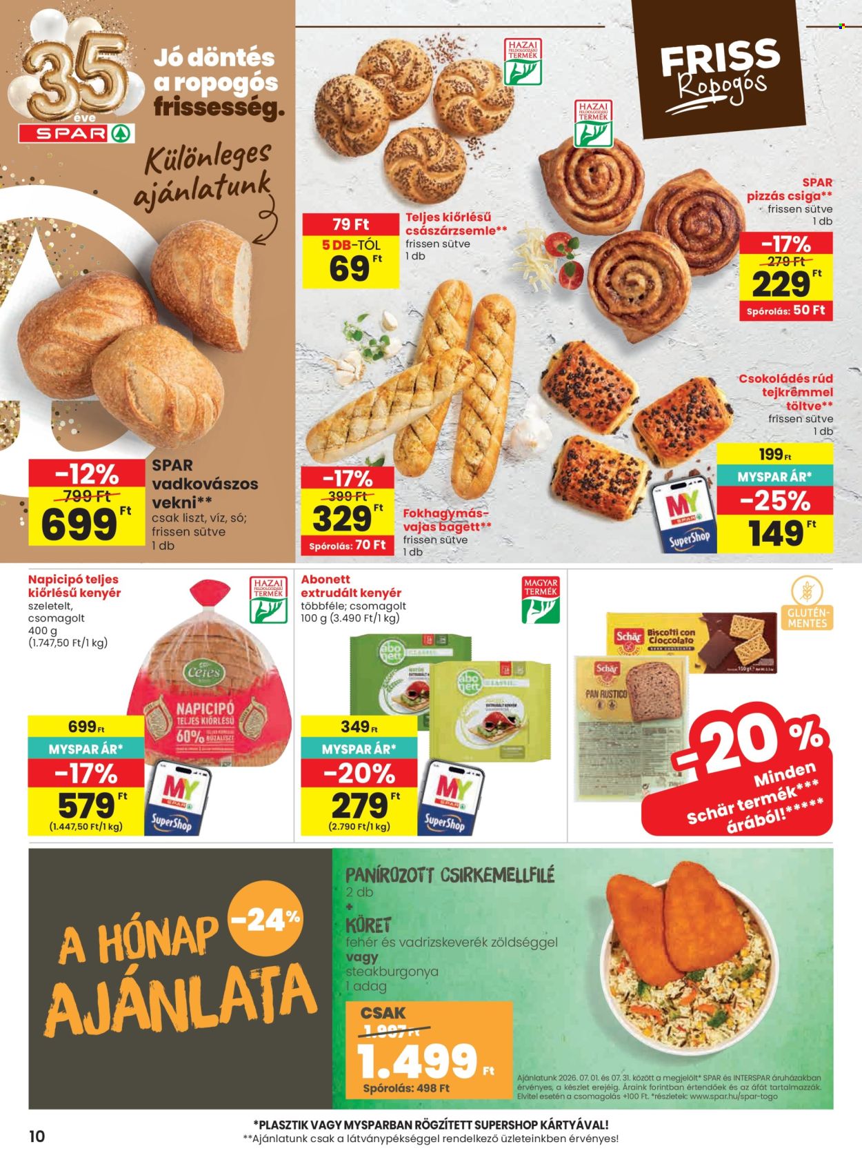 SPAR akciós újságok - 2026.07.02 - 2026.07.08. Oldal 10