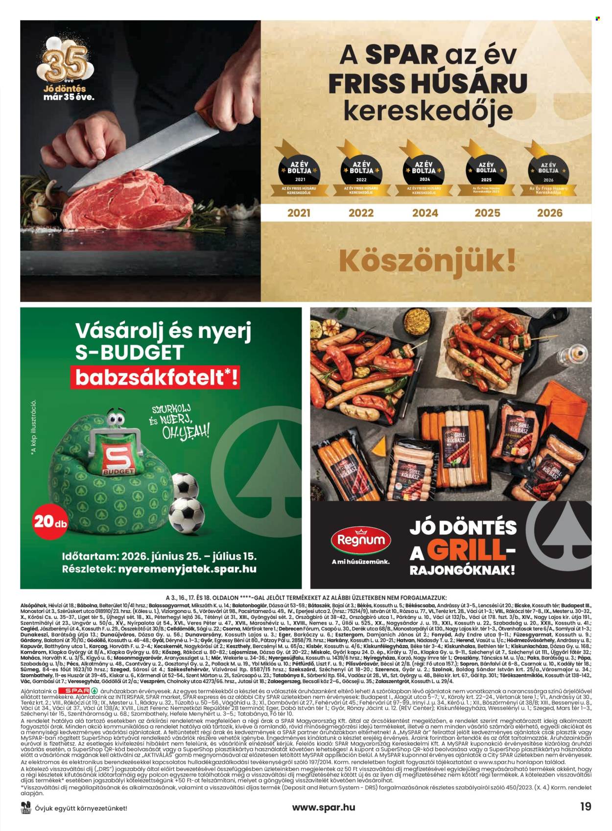 SPAR akciós újságok - 2026.07.02 - 2026.07.08. Oldal 19