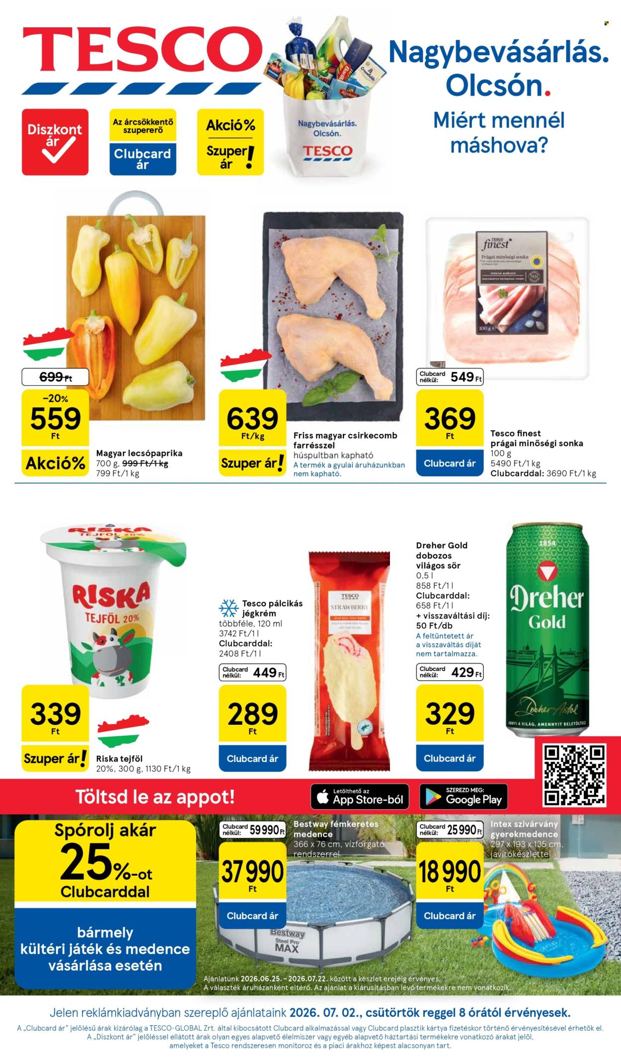 TESCO akciós újságok - 2026.07.02 - 2026.07.08. Oldal 1